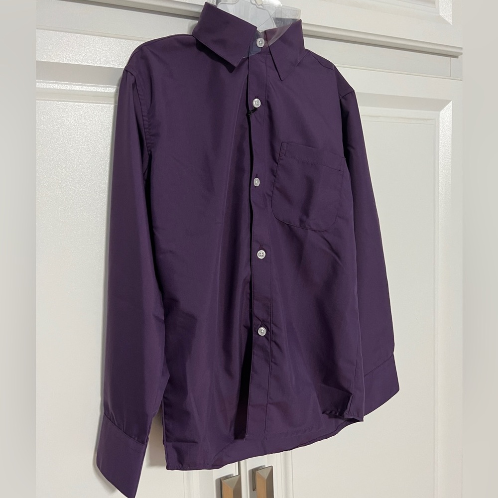 Appaman Boys Button-down New with Tags size 8 Eggplant